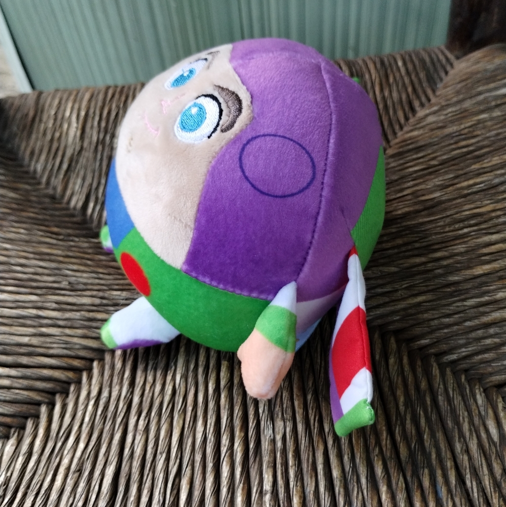Γ·Cuddle Pal Toy Story Round Huggable Buzz Lightyear 6" Plush Baby Rattle Lovey - Picture 3 of 15
